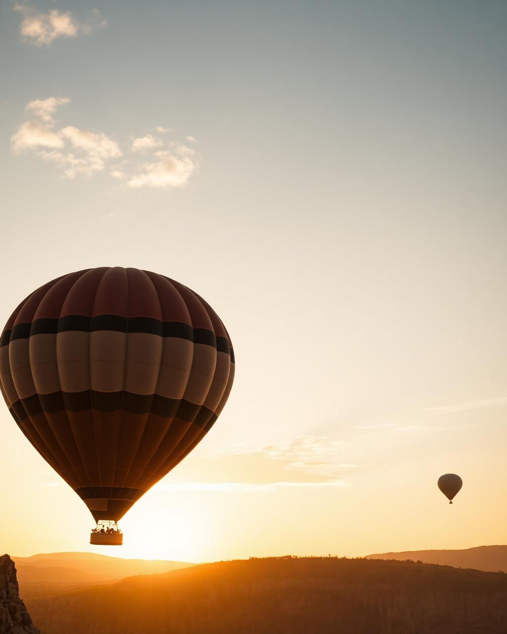 Sunrise Hot-Air Balloon over the Fairy Chimneys